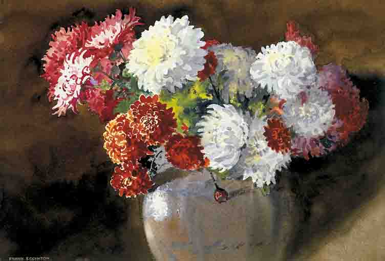 STILL LIFE OF FLOWERS by Frank Egginton RCA (1908-1990) at Whyte's Auctions