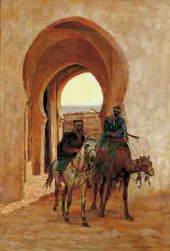 ENTERING THE GATE by Aloysius C. O’Kelly sold for €15,000 at Whyte's Auctions