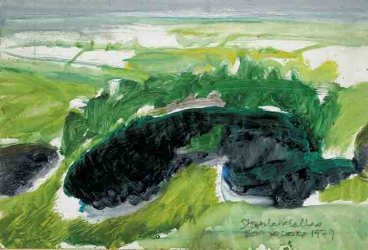 STONE'S LAKE, COUNTY CLARE by Barrie Cooke sold for �2,400 at Whyte's Auctions