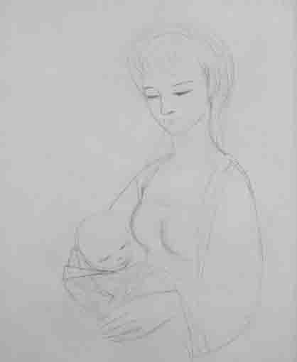 MOTHER AND CHILD by Daniel O'Neill (1920-1974) at Whyte's Auctions