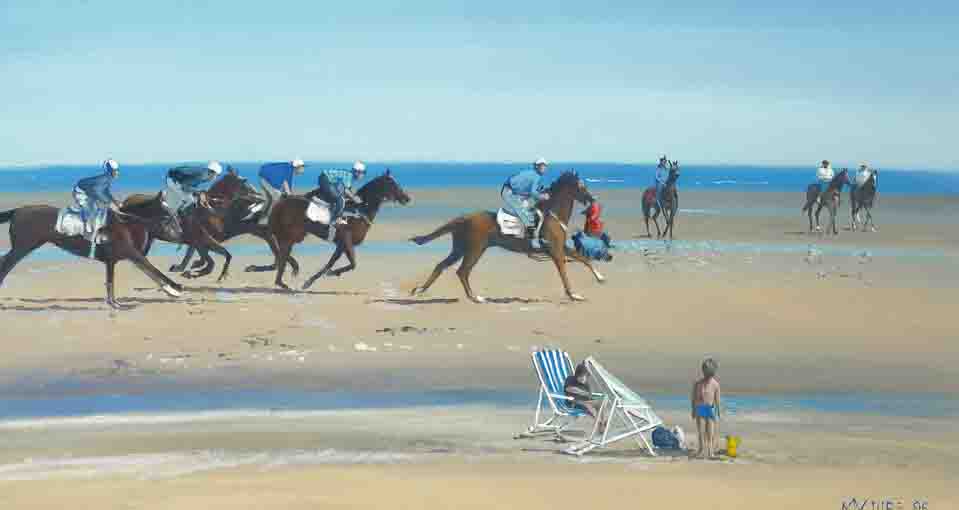 AT LAYTOWN RACES, JULY 1994 by Cecil Maguire RHA RUA (1930-2020) at Whyte's Auctions