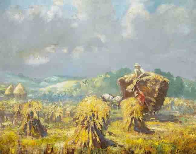 HAYMAKING by Se�n O'Sullivan RHA (1906-1964) at Whyte's Auctions