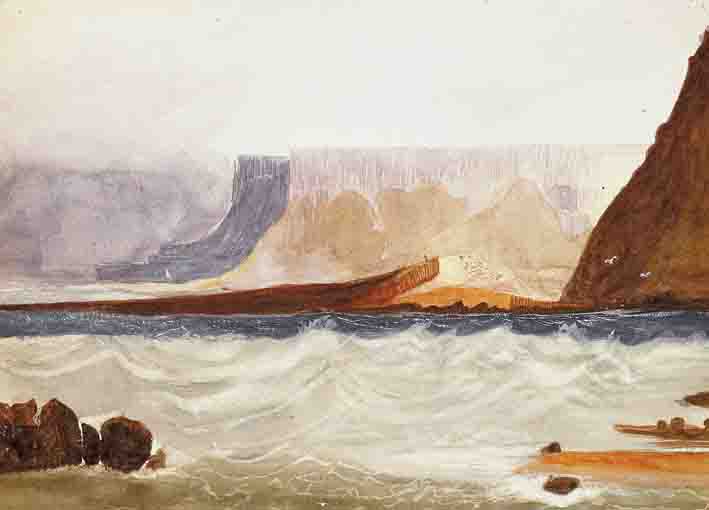 VIEW OF THE GIANTS CAUSEWAY, COUNTY ANTRIM by William Reid Junior (fl.1830s-1840s) (fl.1830s-1840s) at Whyte's Auctions