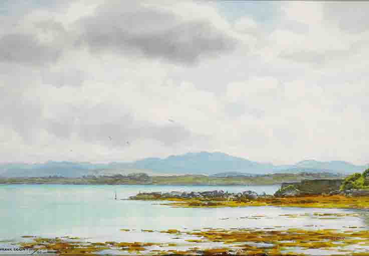 LOUGH SALT MOUNTAIN FROM ARDS, COUNTY DONEGAL by Frank Egginton RCA (1908-1990) at Whyte's Auctions