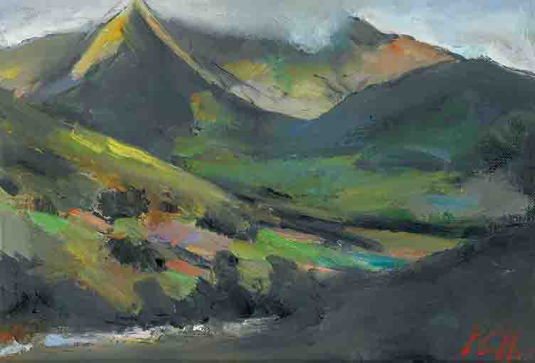 DELPHI, COUNTY MAYO by Peter Collis RHA (1929-2012) RHA (1929-2012) at Whyte's Auctions