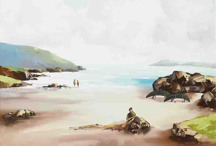 ROSSES COAST, COUNTY DONEGAL by Arthur H. Twells RUA at Whyte's Auctions