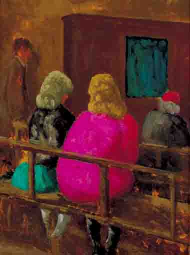 AT CONFESSION, SKERRIES by Patrick Leonard HRHA (1918-2005) at Whyte's Auctions
