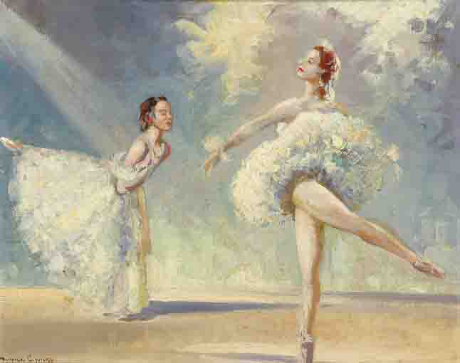 BALLET STUDY by Maurice Canning Wilks RUA ARHA (1910-1984) RUA ARHA (1910-1984) at Whyte's Auctions