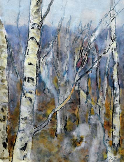 SILVER BIRCH by Tim Goulding (b.1945) (b.1945) at Whyte's Auctions