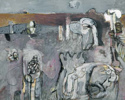 ENIGMATIC LANDSCAPE by Nevill Johnson (1911-1999) at Whyte's Auctions