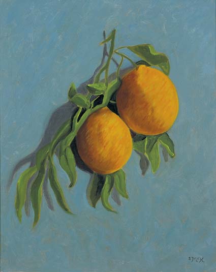 TWO ORANGES by Stephen McKenna sold for �2,100 at Whyte's Auctions