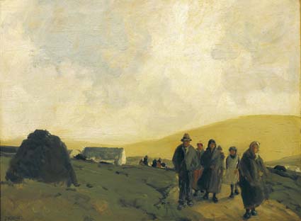 SUNDAY IN CONNEMARA by James Humbert Craig sold for �34,000 at Whyte's Auctions