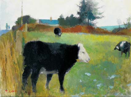 COWS IN A FIELD by Tom Carr HRHA HRUA ARWS (1909-1999) at Whyte's Auctions