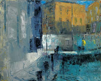 STREET SHADOWS, SHIP STREET by Donald Teskey RHA (b.1956) at Whyte's Auctions