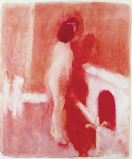 RED NUDE by Neil Shawcross MBE RHA HRUA (b.1940) at Whyte's Auctions