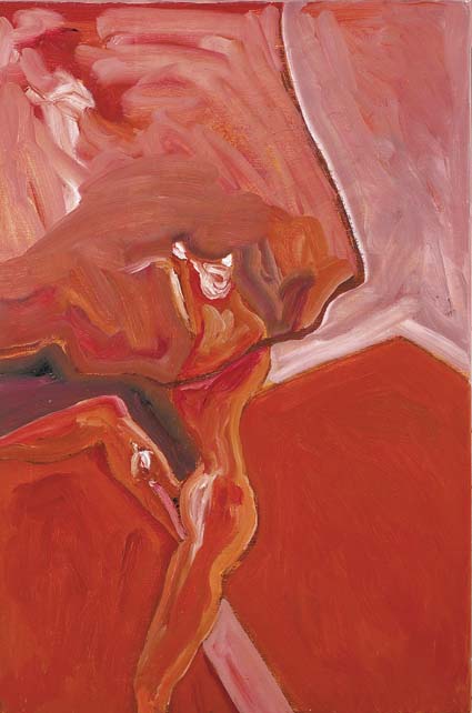 ROOM WITH MALE DANCER by Patrick Hall (b.1935) (b.1935) at Whyte's Auctions