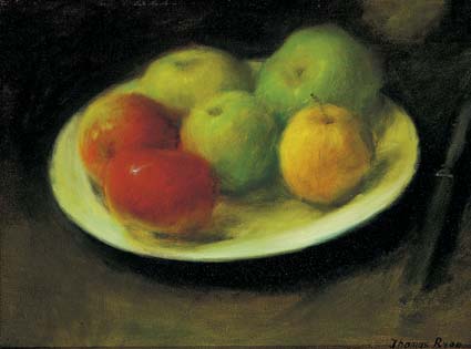 STILL LIFE WITH APPLES by Thomas Ryan PPRHA (b.1929) PPRHA (b.1929) at Whyte's Auctions