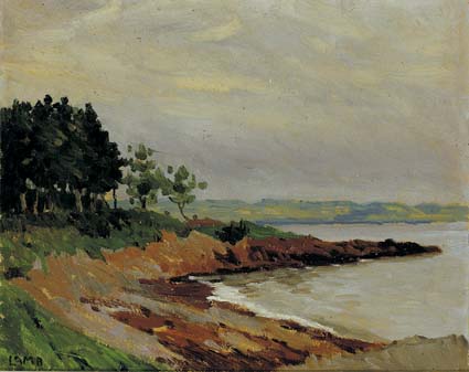 ROCKY INLET, ROSTREVOR by Charles Vincent Lamb RHA RUA (1893-1964) at Whyte's Auctions
