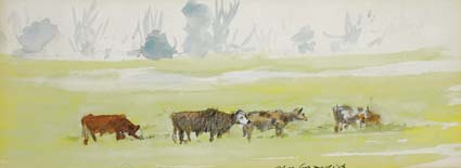 SPRING GRAZING by Maurice MacGonigal sold for �1,800 at Whyte's Auctions
