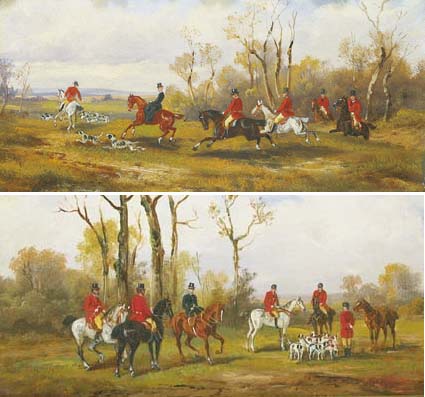 TALLY-HO and THE MEET (A PAIR) by Rudolph Stone (Anglo-German, 19th/20th c.) (Anglo-German, 19th/20th c.) at Whyte's Auctions