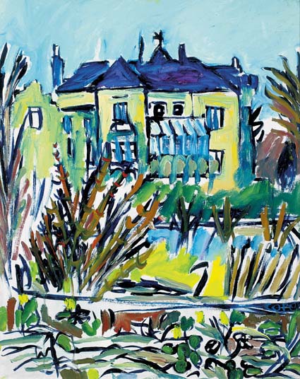 COUNTRY HOUSE AND GARDEN by Elizabeth Cope (b.1952) at Whyte's Auctions