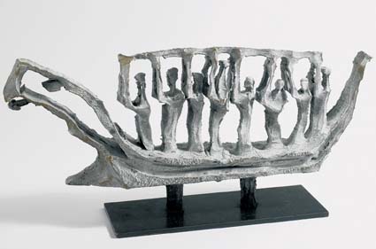 FAMINE BOAT by John Behan RHA (b.1938) at Whyte's Auctions