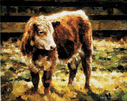 BULLOCK by Mark O'Neill (b.1963) at Whyte's Auctions