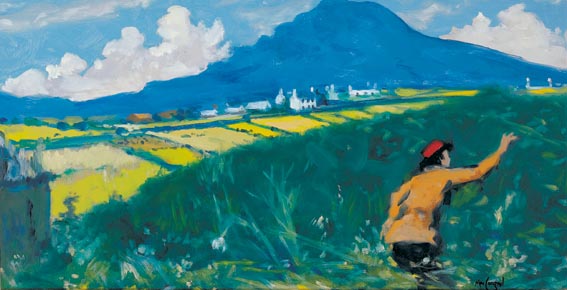 A KERRY SCENE by Maurice MacGonigal PRHA HRA HRSA (1900-1979) at Whyte's Auctions