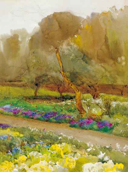 A BORDER IN FLOWER by Mildred Anne Butler RWS (1858-1941) at Whyte's Auctions