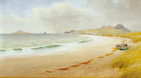 HOWTH AND IRELAND'S EYE by Joseph William Carey RUA (1859-1937) at Whyte's Auctions
