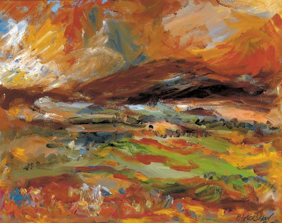 MOUNTAIN LANDSCAPE by Basil Blackshaw HRHA RUA (1932-2016) HRHA RUA (1932-2016) at Whyte's Auctions