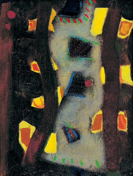 NIGHT PATIO by Tony O'Malley HRHA (1913-2003) at Whyte's Auctions