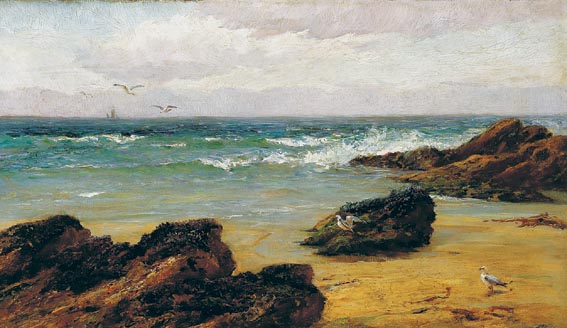 AT LOW TIDE by Arland A. Ussher (fl.1881-1898) at Whyte's Auctions