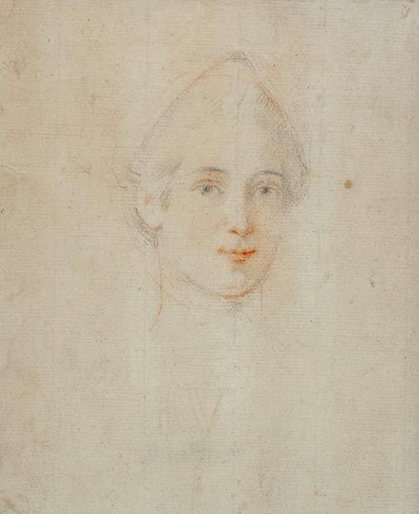 HEAD OF A LADY by Nathaniel Hone sold for �2,000 at Whyte's Auctions