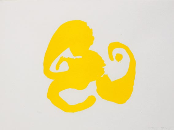 ILLUSTRATION TO THE TáIN (YELLOW) by Louis le Brocquy HRHA (1916-2012) HRHA (1916-2012) at Whyte's Auctions