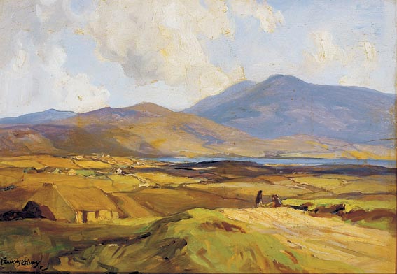 DONEGAL LANDSCAPE by Frank McKelvey RHA RUA (1895-1974) at Whyte's Auctions