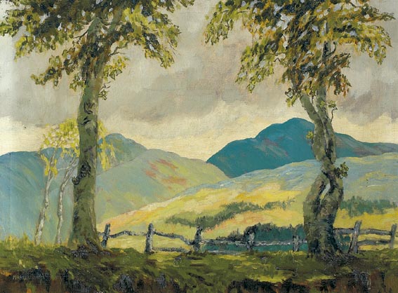 A SCENE IN THE WICKLOW MOUNTAINS by Mabel Young RHA (1889-1974) at Whyte's Auctions