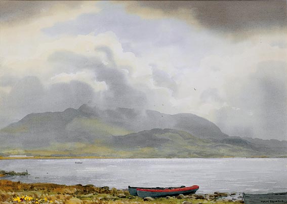 WATERVILLE LAKE, COUNTY KERRY and MEENISH ISLAND, CONNEMARA (A PAIR) by Frank Egginton sold for �5,000 at Whyte's Auctions