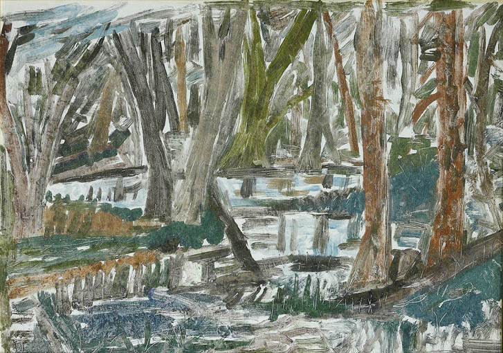 THE LAKE AT MARLEY by Evie Hone sold for 2,000 at Whyte's Auctions