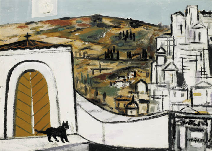 GREEK LANDSCAPE by Norah McGuinness HRHA (1901-1980) HRHA (1901-1980) at Whyte's Auctions