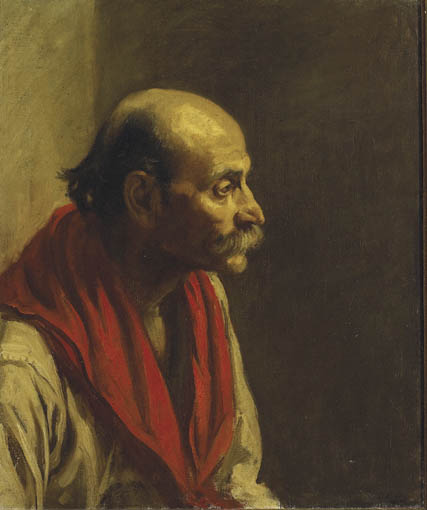 PORTRAIT OF CARLO MANCINI by Estella Frances Solomons HRHA (1882-1968) HRHA (1882-1968) at Whyte's Auctions