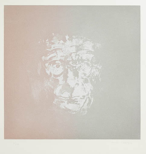 STUDY TOWARDS A HEAD OF SAMUEL BECKETT by Louis le Brocquy HRHA (1916-2012) at Whyte's Auctions