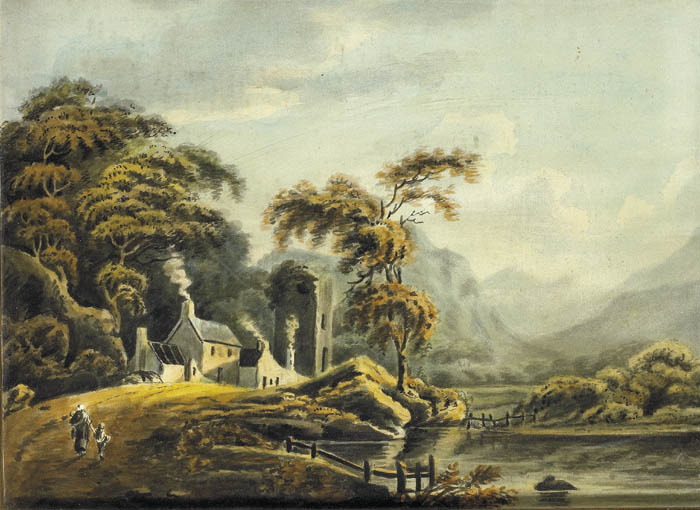 CASTLEISLAND, NEAR KILLARNEY by Thomas Walmsley (1763-1806) at Whyte's Auctions