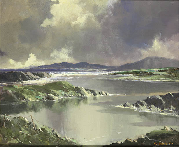 ON THE DONEGAL COAST by George K. Gillespie sold for �7,500 at Whyte's Auctions