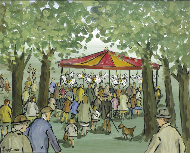 THE CAROUSEL by Gladys Maccabe sold for 4,800 at Whyte's Auctions