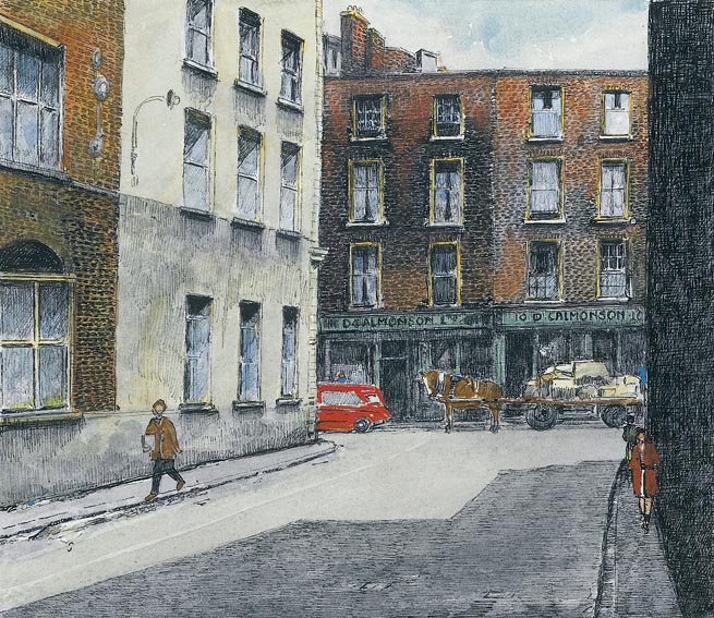 FROM THE BLIND QUAY, DUBLIN by Flora H. Mitchell (1890-1973) at Whyte's Auctions