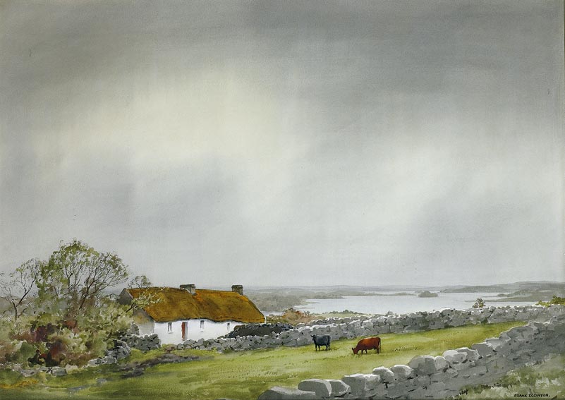 NEAR OUGHTERARD, CONNEMARA by Frank Egginton sold for �6,400 at Whyte's Auctions