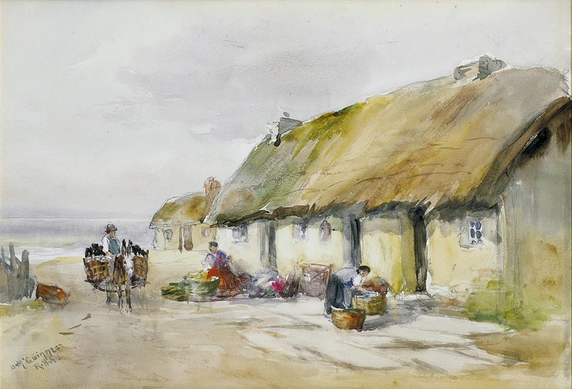 A KERRY COTTAGE by William Bingham McGuinness RHA (1849-1928) at Whyte's Auctions