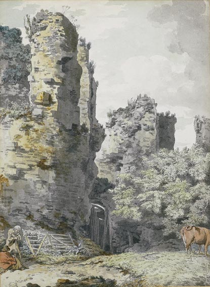 RUINED CASTLE, IRELAND by Francis Wheatley RA (1747-1801) at Whyte's Auctions