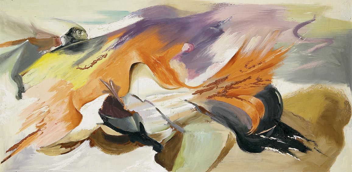 EXPRESSIONIST LANDSCAPE by Yann Renard Goulet RHA (1914-1999) at Whyte's Auctions